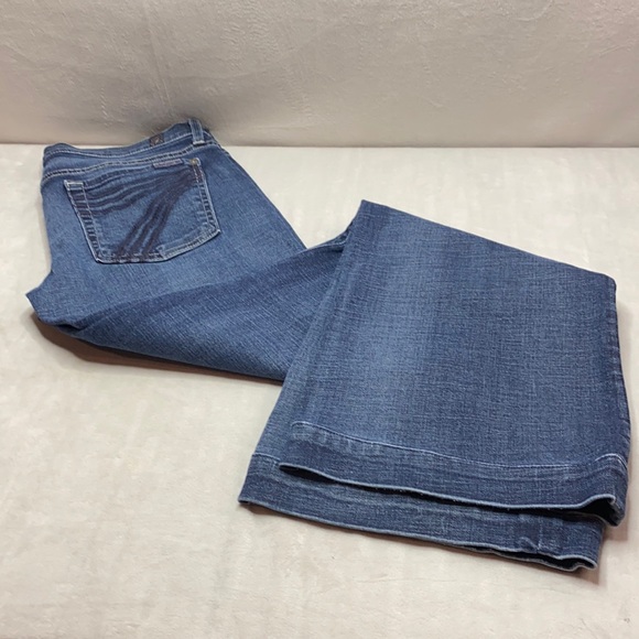 7 For All Mankind Denim - 7 For all mankind distressed Dojo Jeans size 29